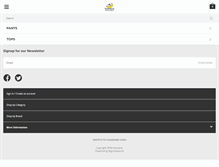 Tablet Screenshot of hoonana.com